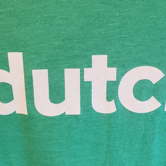 Dutchie Green Logo Graphic T-Shirt Men’s Large - Picture 3 of 4